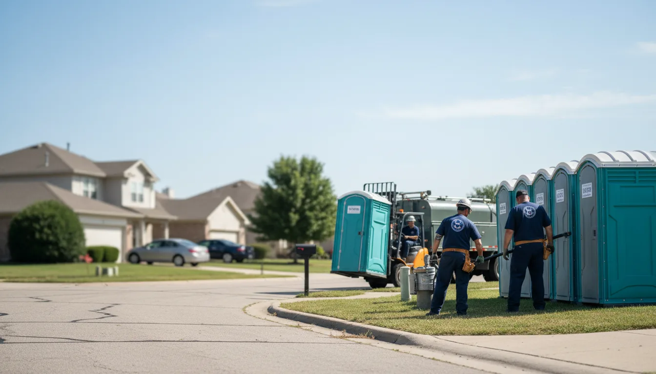 Porta Potty Rental in Kirvin, TX near me